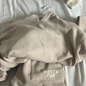 White Fox Boutique Cream Hoodie
